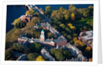 Sunrise Aerials of Eliot House Clock Tower, Harvard, New England by Anonymous