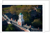 Sunrise Aerials of Eliot House Clock Tower, Harvard, New England by Anonymous