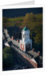 Sunrise Aerials of Eliot House Clock Tower, Harvard, New England by Anonymous