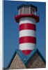 Grafton Illinois red and white striped lighthouse by Anonymous
