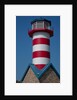 Grafton Illinois red and white striped lighthouse by Anonymous