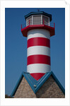 Grafton Illinois red and white striped lighthouse by Anonymous