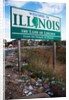 Welcome to Illinois and trash by Anonymous