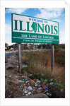 Welcome to Illinois and trash by Anonymous
