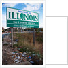 Welcome to Illinois and trash by Anonymous