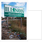Welcome to Illinois and trash by Anonymous