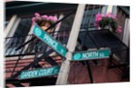 Street signs for intersection of Prince, North and Garden Court, historic North End, Boston, MA. by Anonymous