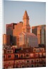 Boston Skyline at sunrise features Commerce House Tower, Boston, MA. by Anonymous