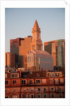 Boston Skyline at sunrise features Commerce House Tower, Boston, MA. by Anonymous