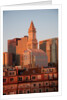Boston Skyline at sunrise features Commerce House Tower, Boston, MA. by Anonymous