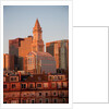 Boston Skyline at sunrise features Commerce House Tower, Boston, MA. by Anonymous