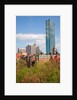 John Hanncock Tower at Back Bay in summer, Boston, MA by Anonymous