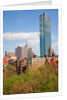 John Hanncock Tower at Back Bay in summer, Boston, MA by Anonymous