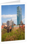 John Hanncock Tower at Back Bay in summer, Boston, MA by Anonymous