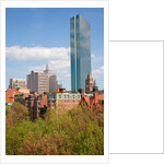 John Hanncock Tower at Back Bay in summer, Boston, MA by Anonymous