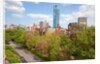 John Hanncock Tower at Back Bay in summer, Boston, MA by Anonymous