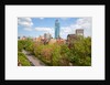 John Hanncock Tower at Back Bay in summer, Boston, MA by Anonymous