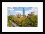 John Hanncock Tower at Back Bay in summer, Boston, MA by Anonymous