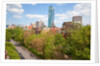 John Hanncock Tower at Back Bay in summer, Boston, MA by Anonymous