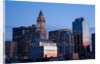 Boston Skyline at sunset features Commerce House Tower, Boston, MA. by Anonymous