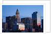 Boston Skyline at sunset features Commerce House Tower, Boston, MA. by Anonymous