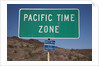 Pacific Time Zone Road sign by Anonymous