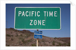 Pacific Time Zone Road sign by Anonymous