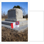 Confederate Flag at The Hermitage, President Andrew Jackson Mansion by Anonymous