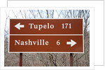 Signs to Tupelo and Nashville by Anonymous