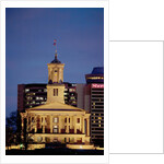 State Capitol of Tennessee, Nashville at dusk by Anonymous