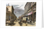 Virginia City in 1870. Main street. by Anonymous