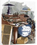 The snuff industry. Woman rolling cigars. France. by Anonymous