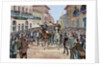 Proclamation of the Republic of Brazil. General Fonseca and the Bacayuva minister, 1889. by Anonymous