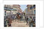 Proclamation of the Republic of Brazil. General Fonseca and the Bacayuva minister, 1889. by Anonymous