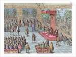 Charles I of Spain and V of Germany (1500-1558). Abdication of Charles V in Brussels. by Anonymous