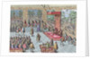 Charles I of Spain and V of Germany (1500-1558). Abdication of Charles V in Brussels. by Anonymous