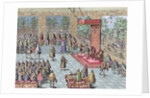 Charles I of Spain and V of Germany (1500-1558). Abdication of Charles V in Brussels. by Anonymous