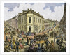 Streets junction. New York 1829. by Anonymous