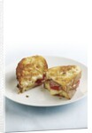 Grilled cheese with prosciutto by Anonymous