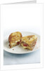 Grilled cheese with prosciutto by Anonymous