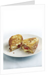 Grilled cheese with prosciutto by Anonymous