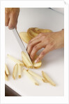Sliced potato by Anonymous