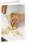 Sliced potato by Anonymous