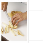 Sliced potato by Anonymous
