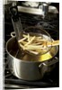 French fries in oil by Anonymous