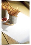 French fries with ketchup by Anonymous