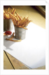 French fries with ketchup by Anonymous