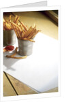 French fries with ketchup by Anonymous