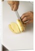 Sliced potato by Anonymous