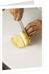 Sliced potato by Anonymous